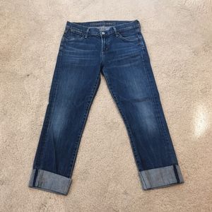 Citizens of Humanity Cropped Straight Leg Jeans